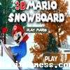 3D Mario Snowboard